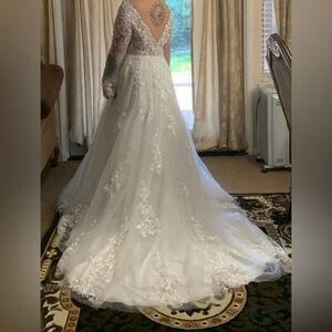 Ivory Custom Lace Wedding Dress